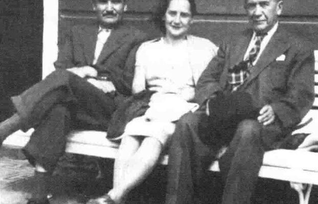 El rector y el alumno JOSÉ ANTONIO ENCINAS y JOSÉ MARÍA ARGUEDAS